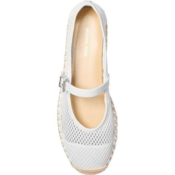 Womens espadrille flats ballet shoes mesh strap buckle jute sole summer sandals - Picture 3 of 5